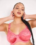 Elomi Cate Underwired Full Cup Banded Bra - Desert Rose 20DD EL4030 Plus Size Bra - AfterPay Available