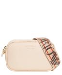 Emporio Armani - Deer-print Camera Case With Shoulder Strap, 100% Polyurethane, Nude, Size: OneSize