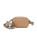 Emporio Armani - Deer-print Camera Case With Shoulder Strap, 100% Polyurethane, Nude, Size: OneSize