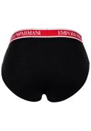 Emporio Armani - Three-Pack of Briefs With Core Logo Waistband, 95% Cotton 5% Elastane, White, Size: XXL