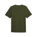 Essentials+ 2 Colour Logo Men's T-Shirt in Myrtle, Size Medium, Cotton/Polyester by Puma