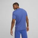 Essentials+ 2 Colour Logo Men's T-Shirt in Royal Sapphire, Size Small, Cotton/Polyester by Puma
