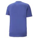 Essentials+ 2 Colour Logo Men's T-Shirt in Royal Sapphire, Size Small, Cotton/Polyester by Puma