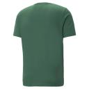 Essentials+ 2 Colour Logo Men's T-Shirt in Vine, Size Medium, Cotton/Polyester by Puma
