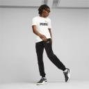 Essentials+ 2 Colour Logo Men's T-Shirt in White/Toasted, Size 2XL, Cotton/Polyester by Puma