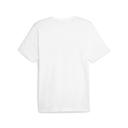 Essentials+ 2 Colour Logo Men's T-Shirt in White/Toasted, Size XL, Cotton/Polyester by Puma