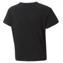 Essentials Logo Girls' Knotted T-Shirt - Youth 8-16 Years in Black, Size 5, Cotton/Polyester by Puma