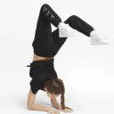 Essentials Logo Girls' Knotted T-Shirt - Youth 8-16 Years in Black, Size 6, Cotton/Polyester by Puma