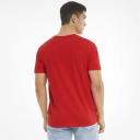 Essentials Logo Men's T-Shirt in High Risk Red, Size Medium, Cotton/Polyester by Puma