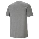 Essentials Logo Men's T-Shirt in Medium Gray Heather, Size Large, Cotton/Polyester by Puma