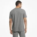 Essentials Logo Men's T-Shirt in Medium Gray Heather, Size Large, Cotton/Polyester by Puma