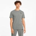 Essentials Small Logo Men's T-Shirt in Medium Gray Heather/Cat, Size 2XL, Cotton/Polyester by Puma