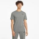 Essentials Small Logo Men's T-Shirt in Medium Gray Heather/Cat, Size Large, Cotton/Polyester by Puma