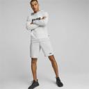 Essentials+ Two-Tone Men's Shorts in Light Gray Heather, Size Small, Cotton/Polyester by Puma