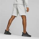 Essentials+ Two-Tone Men's Shorts in Light Gray Heather, Size Small, Cotton/Polyester by Puma