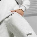 Essentials+ Two-Tone Men's Shorts in Light Gray Heather, Size Small, Cotton/Polyester by Puma