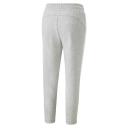 Evostripe Women's High-Waist Pants in Light Gray Heather, Size Large, Polyester/cotton by Puma