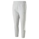 Evostripe Women's High-Waist Pants in Light Gray Heather, Size Medium, Polyester/cotton by Puma