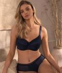 Fantasie Fusion Bra Full Coverage Side Support Blue | FL3091NAY | Poinsettia - 34FF Navy
