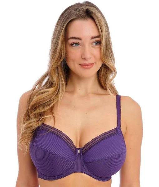 Fantasie Fusion Underwired Full Cup Side Support Bra - Blackberry 18D FL3091 Plus Size Bra - AfterPay Available