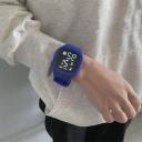 Farfi Electronic Watch Battery-operated Adjustable Comfortable Shockproof Wear-resistant Precise Time Square Dial Student Sports Digital Wristwatch...