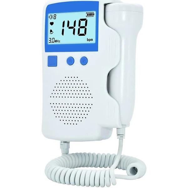 Fetal Doppler Baby Heartbeat Monitor Portable Ultrasound Machine For Pregnant Waterproof Household 3MHz Angel Sound No Radiation