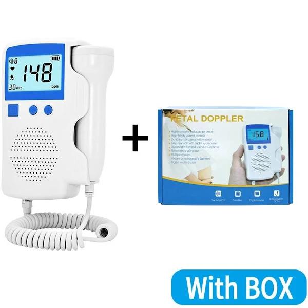 Fetal Doppler Ultrasound Pregnancy Home Baby Heart Rate Monitor Pocket Doppler 3.0mhz For Pregnant Women Sound Detector Metre