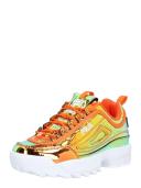 Fila Disruptor F Low Lace-Up Multicolor Smooth Leather Womens Trainers 1011019 40x - Multicolour - Size UK 6.5