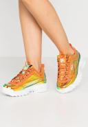 Fila Disruptor F Low Lace-Up Multicolor Smooth Leather Womens Trainers 1011019 40x - Multicolour - Size UK 6.5