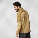 Fjallraven Ovik Stencollar Jacket beige-blue, Mens G-1000 Anoraks, Size - Color Buckwheat Brown - Dune Beige
