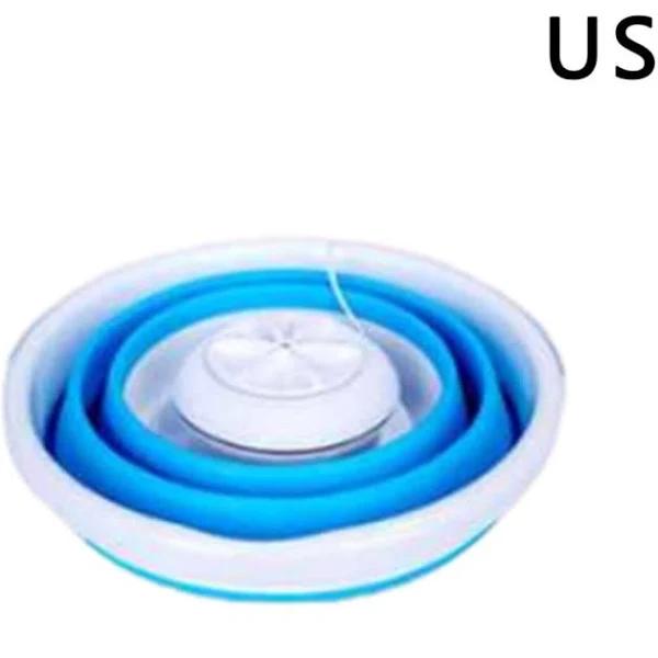 Folding Washing Machine Ultrasonic Turbo Mini Washing Machine Mini Dormitory Socks Panties Cleaning Tool Underwear Washer