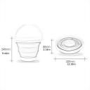 Folding Washing Machine Ultrasonic Turbo Mini Washing Machine Mini Dormitory Socks Panties Cleaning Tool Underwear Washer