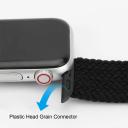 For Apple Watch Series SE 7 6 5 4 3 Iwatch Band Nylon Strap Stretch 38/40/42/44 Light Grey / Large / 38-40 mm