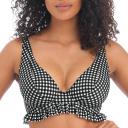 Freya Swim Check in Underwired High Apex Bikini Top - Monochrome 12D AS201913 Plus Size Swimwear Swimming Costume Bathers - AfterPay Available
