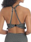 Freya Swim Check in Underwired High Apex Bikini Top - Monochrome 12D AS201913 Plus Size Swimwear Swimming Costume Bathers - AfterPay Available