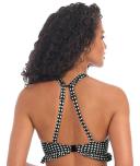 Freya Swim Check in Underwired High Apex Bikini Top - Monochrome 12D AS201913 Plus Size Swimwear Swimming Costume Bathers - AfterPay Available