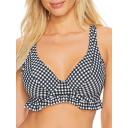 Freya Swim Check in Underwired High Apex Bikini Top - Monochrome 12D AS201913 Plus Size Swimwear Swimming Costume Bathers - AfterPay Available