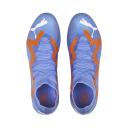 Future Match FG/AG Football Boots Women in Blue Glimmer/White/Ultra Orange, Size 10.5 by Puma
