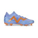 Future Match FG/AG Football Boots Women in Blue Glimmer/White/Ultra Orange, Size 10.5 by Puma