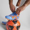 Future Match FG/AG Unisex Football Boots in Blue Glimmer/White/Ultra Orange, Size 11.5 by Puma