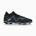 Future Match FG/AG Unisex Football Boots - Youth 8-16 Years in Blue Glimmer/White/Ultra Orange, Size 11 by Puma