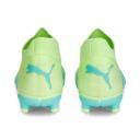 Future Match FG/AG Unisex Football Boots - Youth 8-16 Years in Blue Glimmer/White/Ultra Orange, Size 3 by Puma