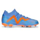 Future Match FG/AG Unisex Football Boots - Youth 8-16 Years in Blue Glimmer/White/Ultra Orange, Size 4.5 by Puma