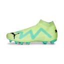 Future Match+ LL FG/AG Unisex Football Boots in Fast Yellow/Black/Electric Peppermint, Size 10 by Puma
