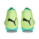 Future Match+ LL FG/AG Unisex Football Boots in Fast Yellow/Black/Electric Peppermint, Size 8 by Puma