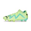 Future Match MG Unisex Football Boots - Youth 8-16 Years in Fast Yellow/Black/Electric Peppermint, Size 3 by Puma