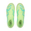 Future Match MG Unisex Football Boots - Youth 8-16 Years in Fast Yellow/Black/Electric Peppermint, Size 5 by Puma