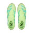 Future Match MG Unisex Football Boots - Youth 8-16 Years in Fast Yellow/Black/Electric Peppermint, Size 6 by Puma