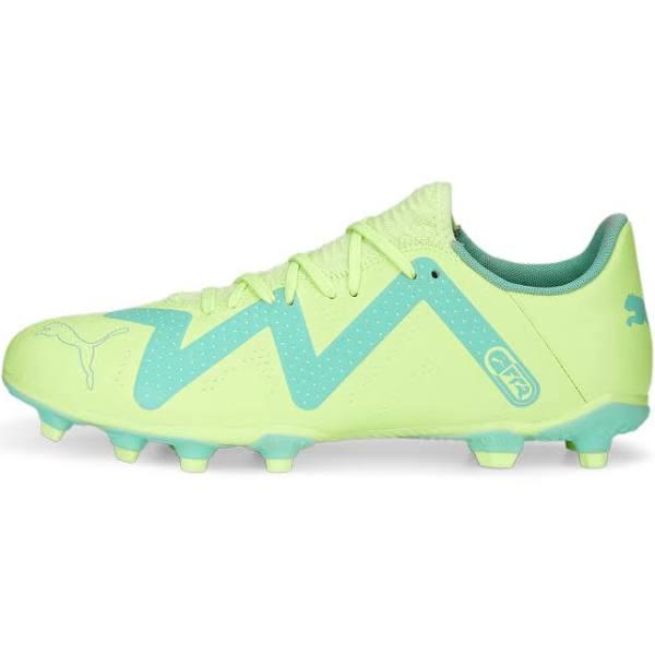 Future Play FG/AG Unisex Football Boots in Fast Yellow/Black/Electric Peppermint, Size 8.5 by Puma