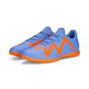Future Play It Unisex Football Boots in Blue Glimmer/White/Ultra Orange, Size 9 by Puma